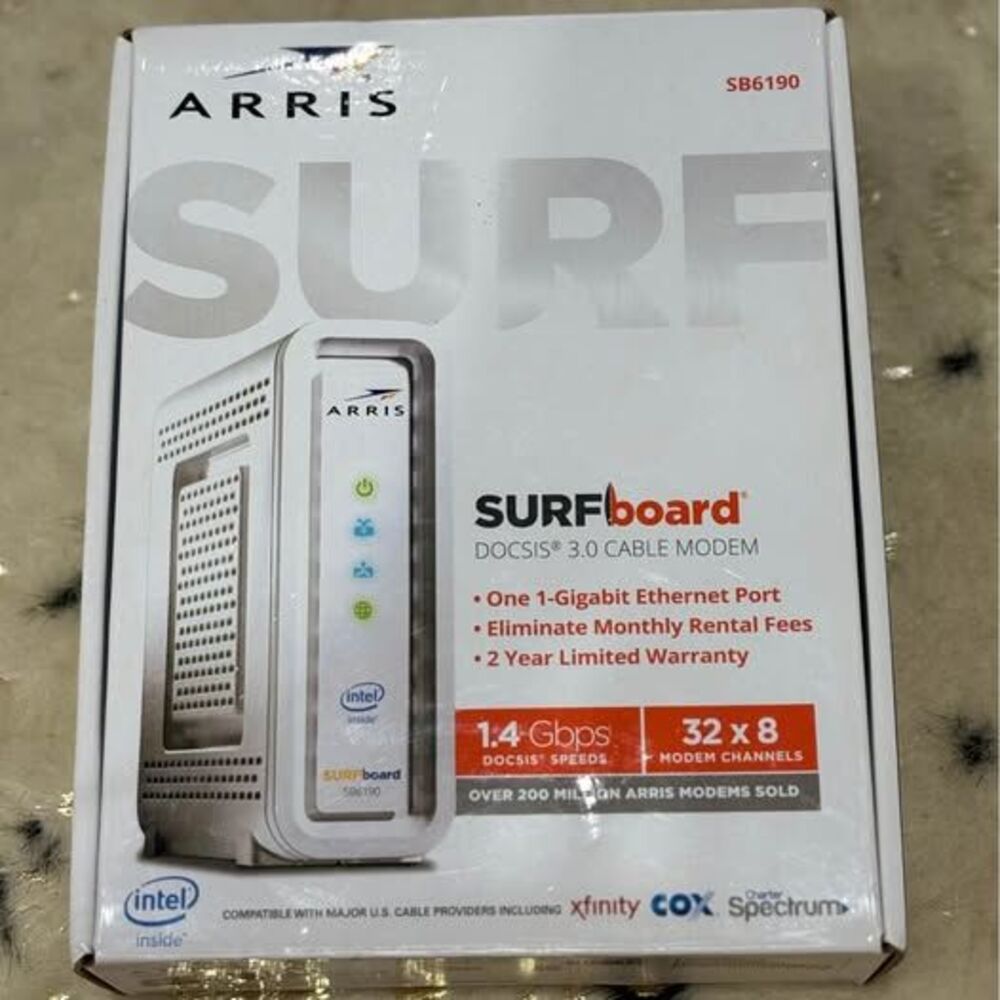 ARRIS - SURFboard SB6190 32 x 8 DOCSIS 3.0 Cable